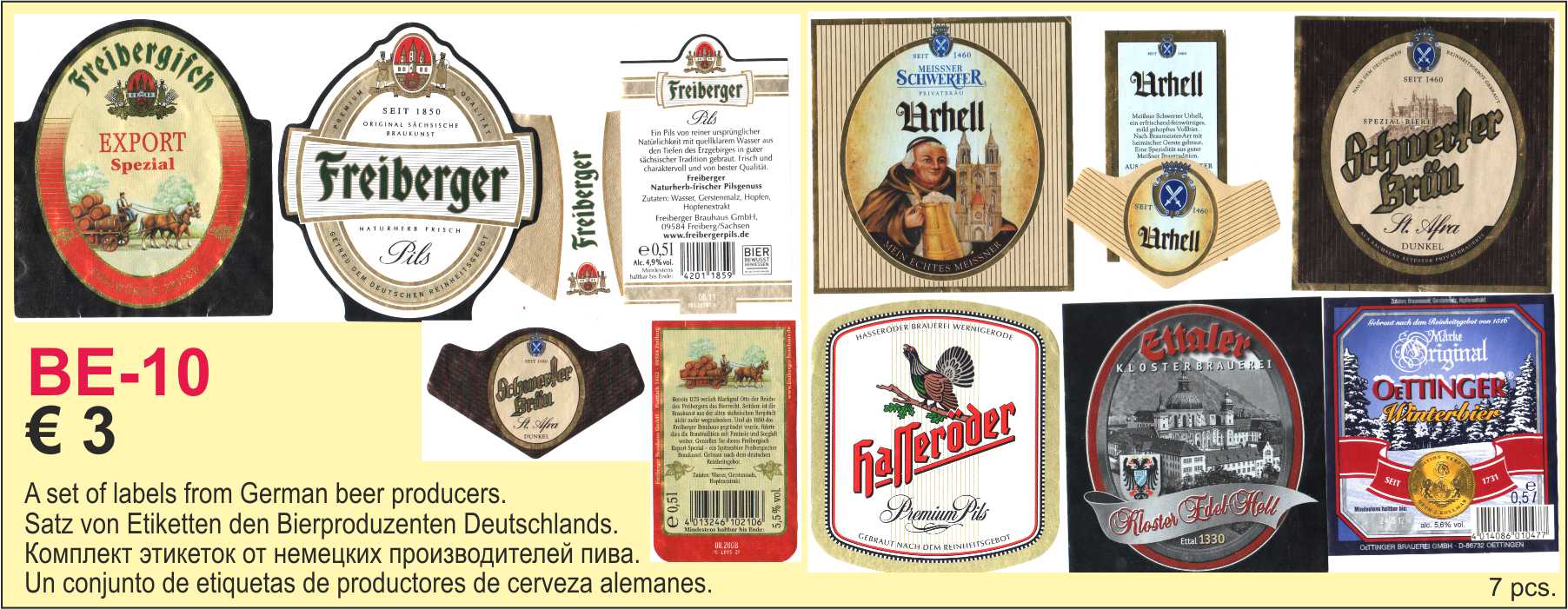 Beer labels of Germany
